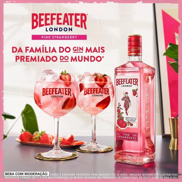 Encontraproduto.com.br - Gin Beefeater London Pink Strawberry 700ml