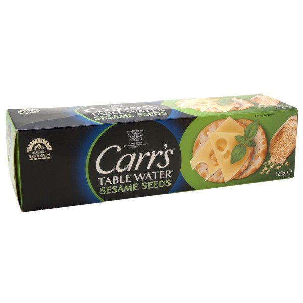 Encontraproduto.com.br - Biscoito Inglês Salgado Com Gergelim Carrs 125 G