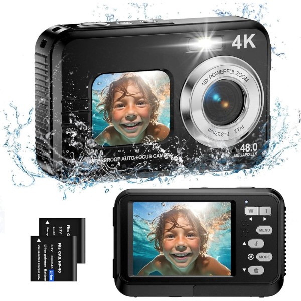 Encontraproduto.com.br - Câmera Subaquática 4K TEBNGIHNM (BI)