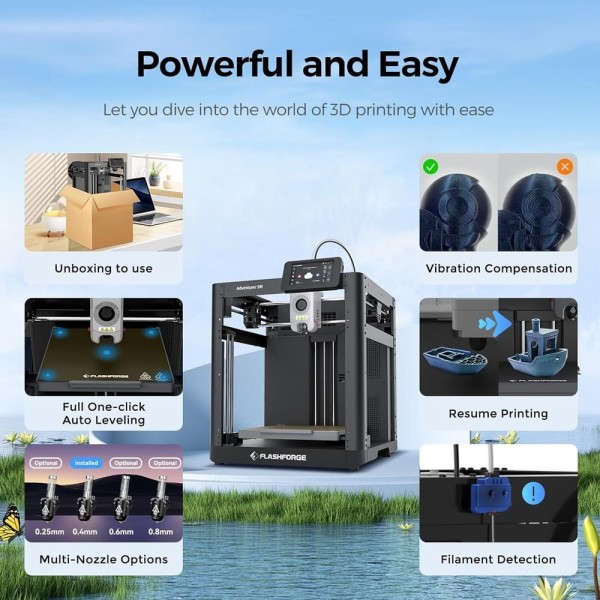 Encontraproduto.com.br - Impressora 3D Flashforge Adventurer (BI)