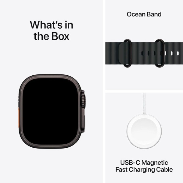 Encontraproduto.com.br - Apple Watch Ultra 2 GPS+CEL 49mm Titânio Preto (BI)