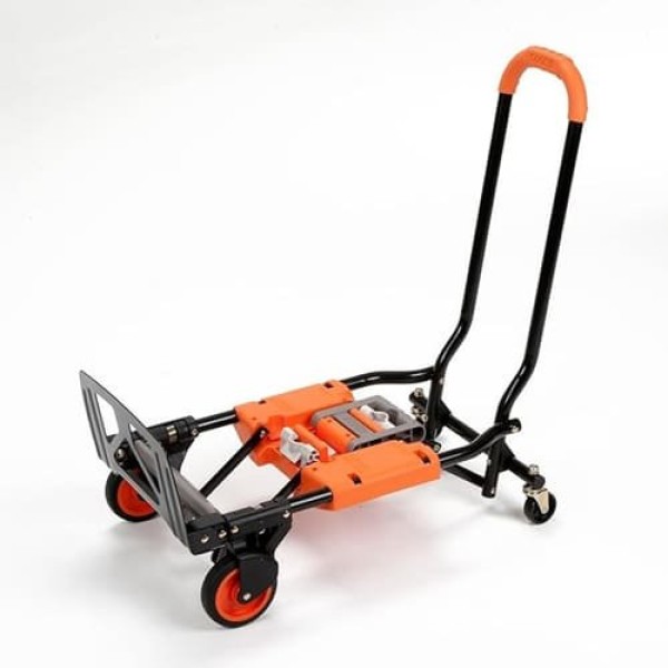 Encontraproduto.com.br - Carrinho De Mão Dobrável Cosco Laranja (BI)