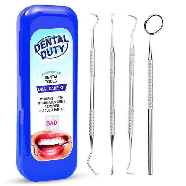 Kit Limpeza Dental Duty 3 Peças para Limpeza Profunda de Dentes (BI)