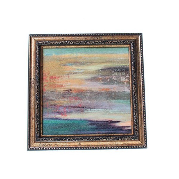 Encontraproduto.com.br - Quadro Decorativo Abstrato Latcor 16510A/B 6x6x1