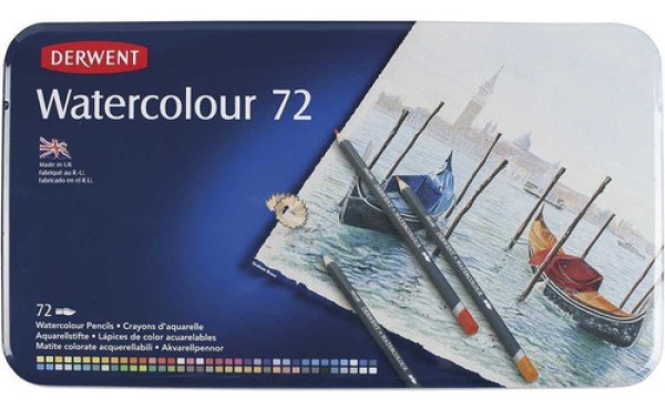 Lápis Aquarela Watercolour Estojo com 72 Cores Ref.32889 Derwent