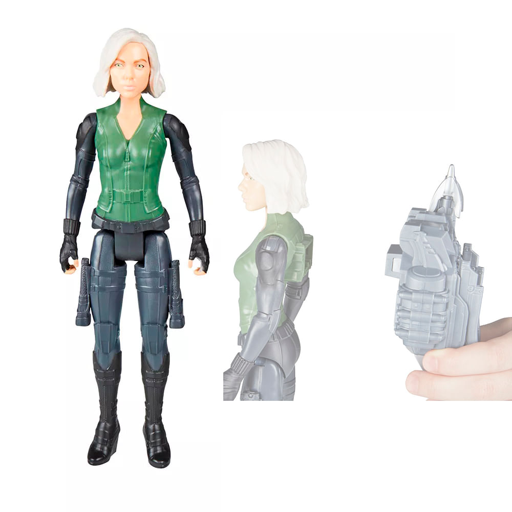 Encontraproduto.com.br - Figura de Ação - Disney - Marvel - Vingadores - Guerra Infinita - Titan Hero - Viúva Negra - Hasbro