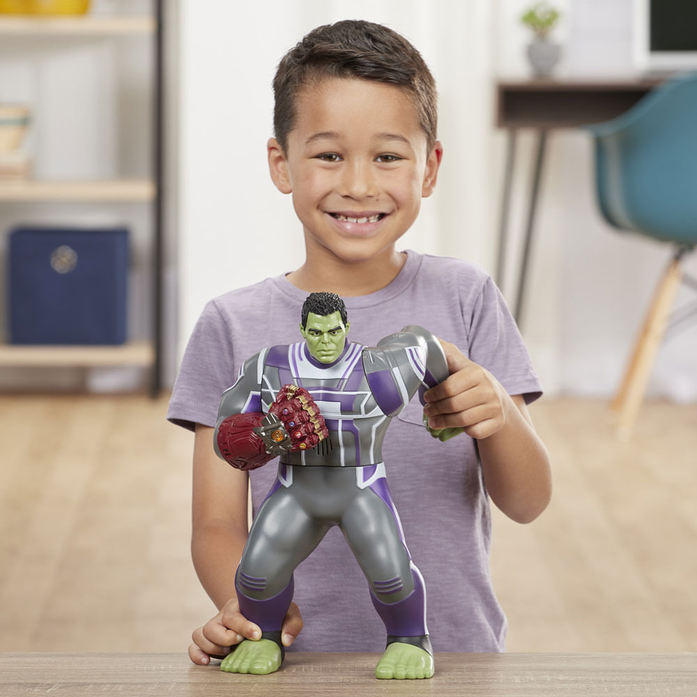 Encontraproduto.com.br - Figura de Ação 35 Cm - Marvel - Avengers - Hulk Deluxe 2.0 - Hasbro