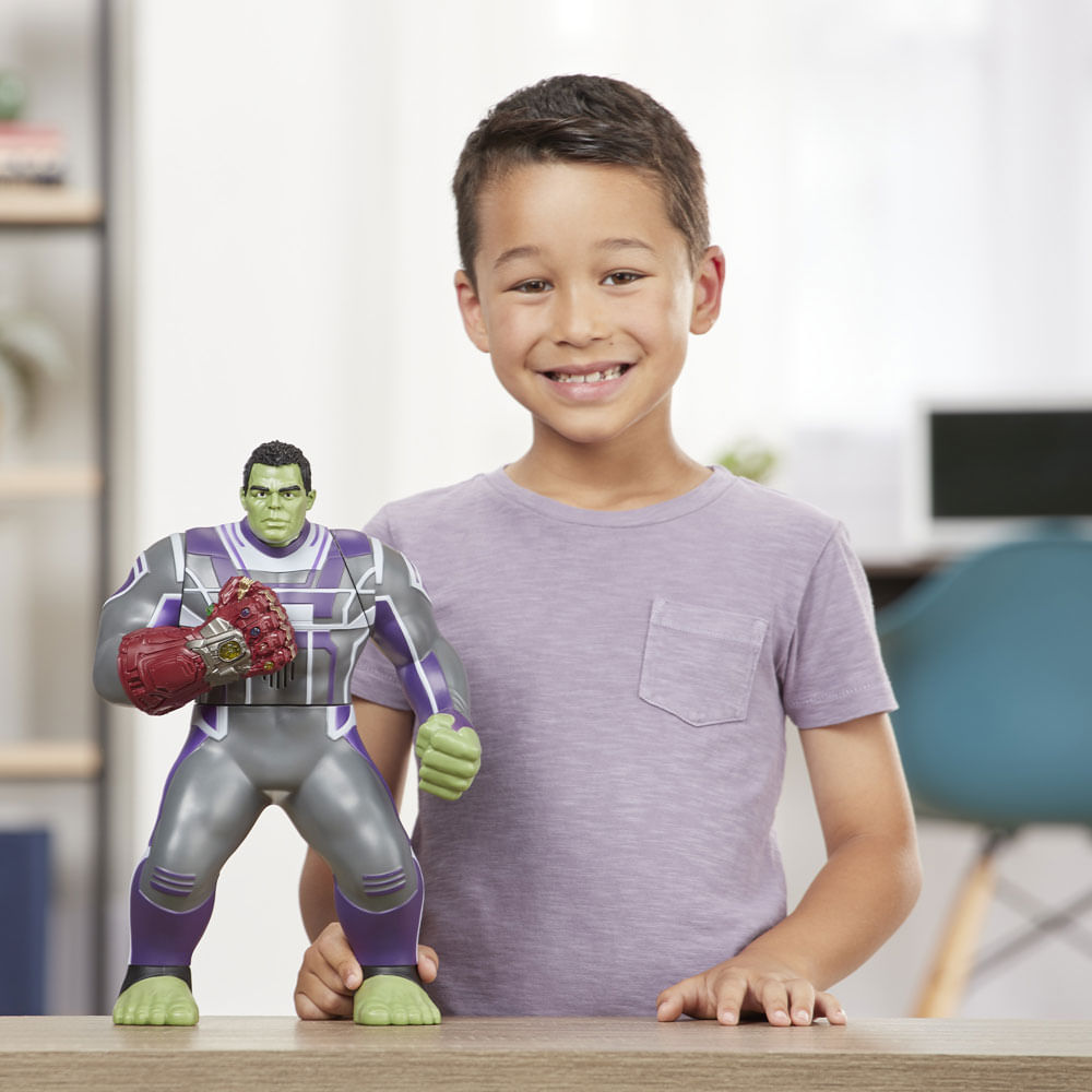 Encontraproduto.com.br - Figura de Ação 35 Cm - Marvel - Avengers - Hulk Deluxe 2.0 - Hasbro