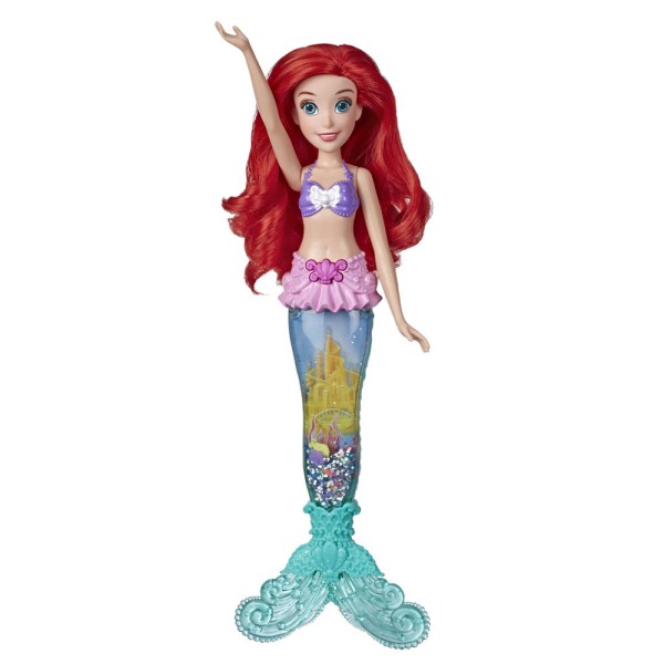 Encontraproduto.com.br - Boneca Articulada - 30 Cm - Princesas Disney - Ariel - Luz e Brilho - Hasbro