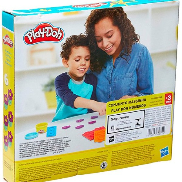Encontraproduto.com.br - Play Doh Números Massinha de Modelar E8533 - Hasbro
