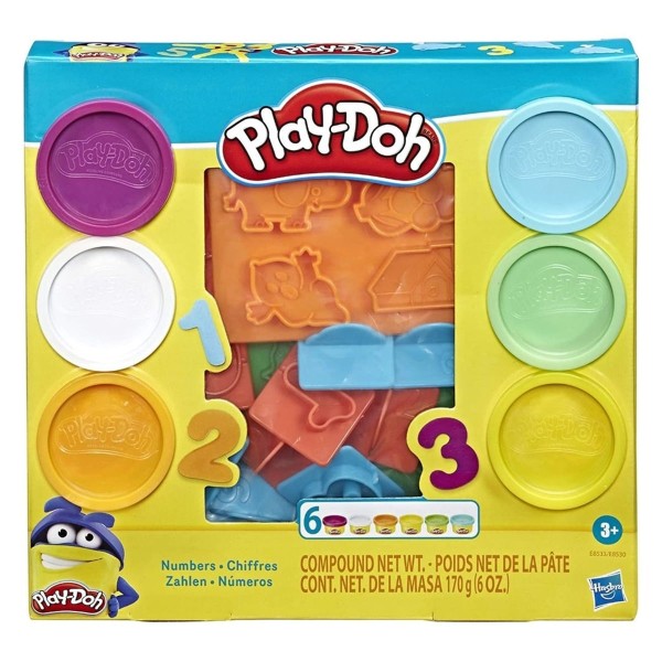 Encontraproduto.com.br - Play Doh Números Massinha de Modelar E8533 - Hasbro