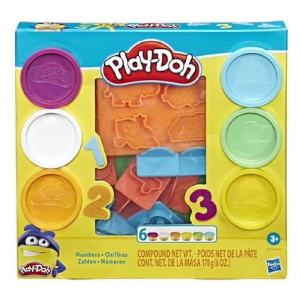 Encontraproduto.com.br - Play Doh Números Massinha de Modelar E8533 - Hasbro