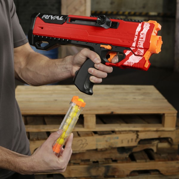 Encontraproduto.com.br - Lançador Nerf Rival Helios XVIII 700 E3108 Hasbro