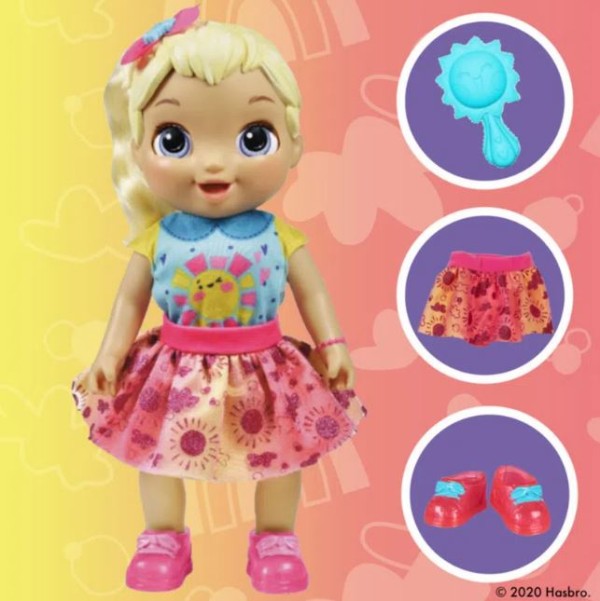 Encontraproduto.com.br - EXCLUSIVO - Boneca Baby Alive - Grows UP Feliz - Crescer - E8199 - Hasbro