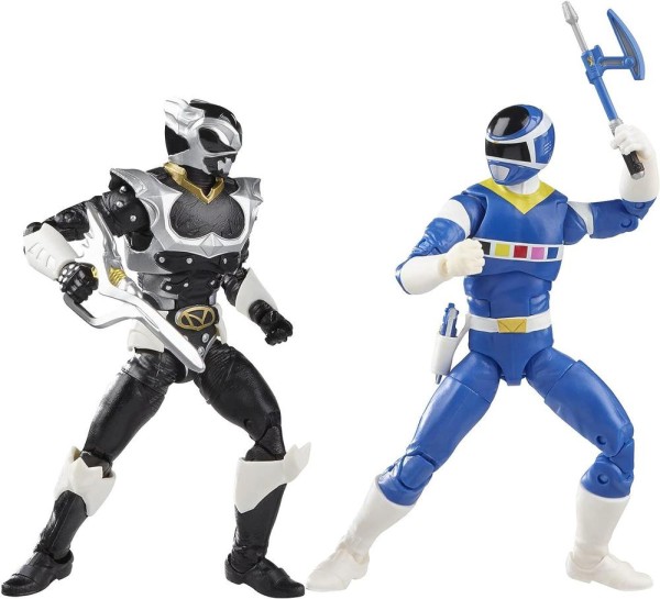 Encontraproduto.com.br - Bonecos Power Rangers Lightning Collection - Blue Ranger vs Psycho Silver HASBRO