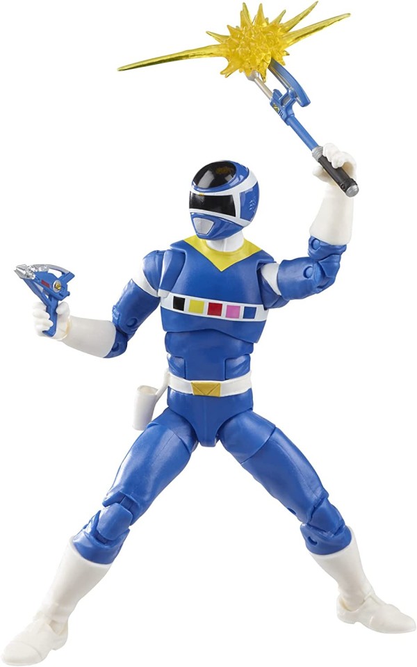 Encontraproduto.com.br - Bonecos Power Rangers Lightning Collection - Blue Ranger vs Psycho Silver HASBRO