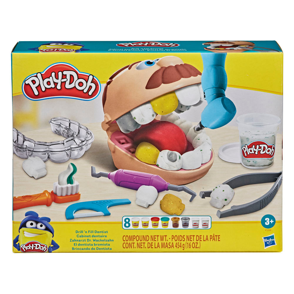 Encontraproduto.com.br - Play Doh Brincando de Dentista - F1259 - Hasbro