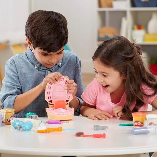 Encontraproduto.com.br - Play Doh Brincando de Dentista - F1259 - Hasbro