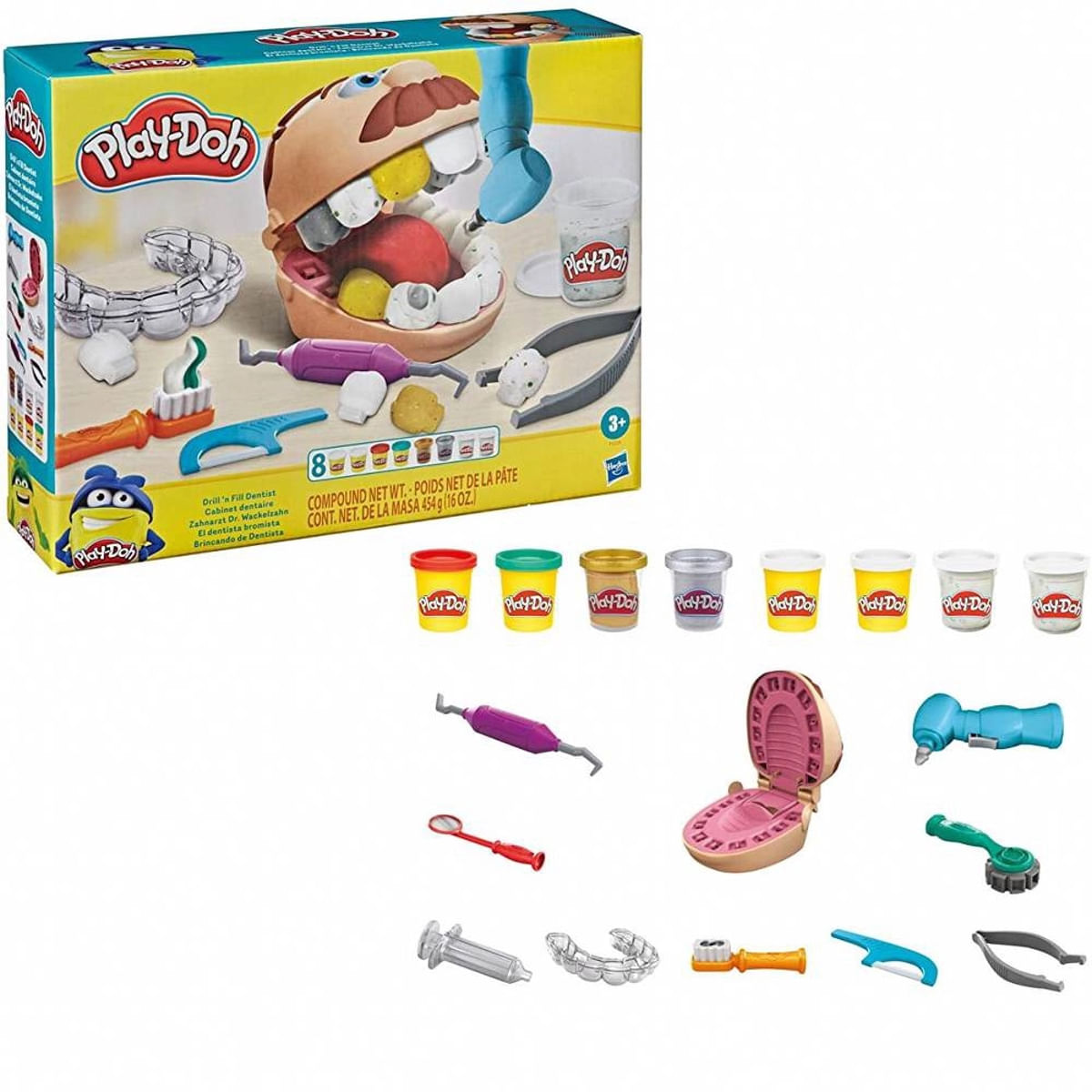 Encontraproduto.com.br - Play Doh Brincando de Dentista - F1259 - Hasbro