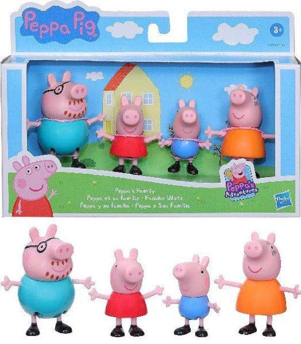 Encontraproduto.com.br - Kit Peppa Pig e Familia Hasbro
