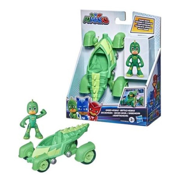 Encontraproduto.com.br - Veículo e Mini Boneco - PJ Masks - Lagartixo - Hasbro