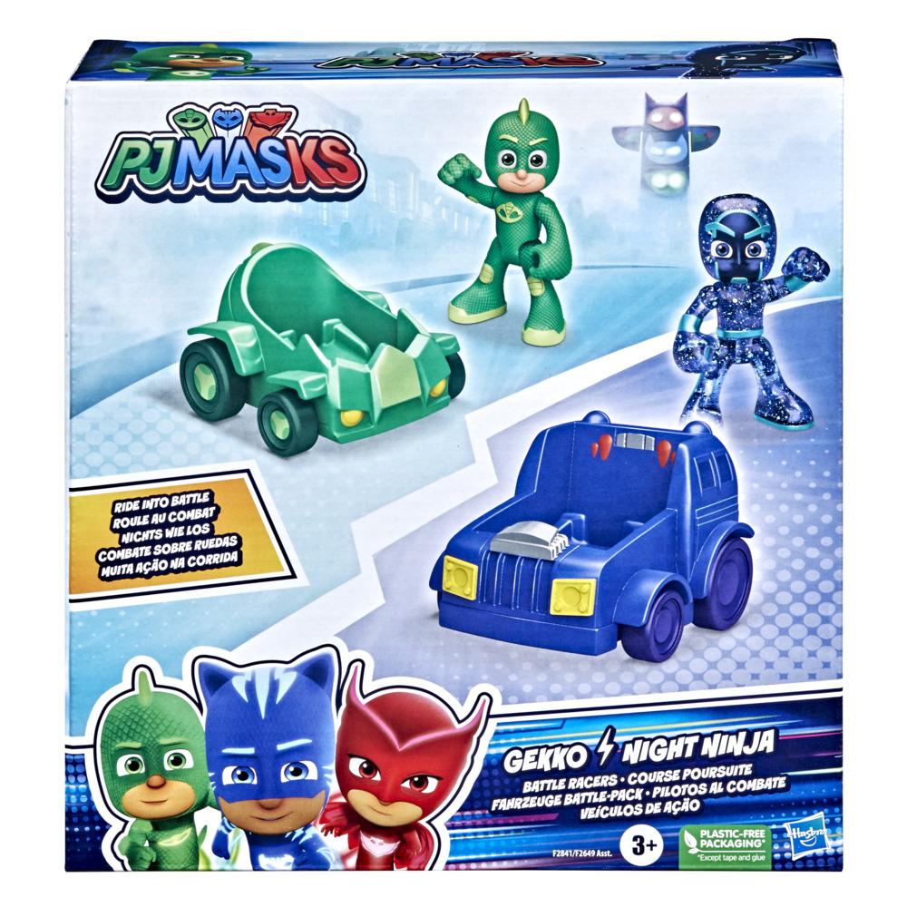 Encontraproduto.com.br - Conjunto de Mini Bonecos - PJ Masks - Gekko e Night Ninja - Hasbro