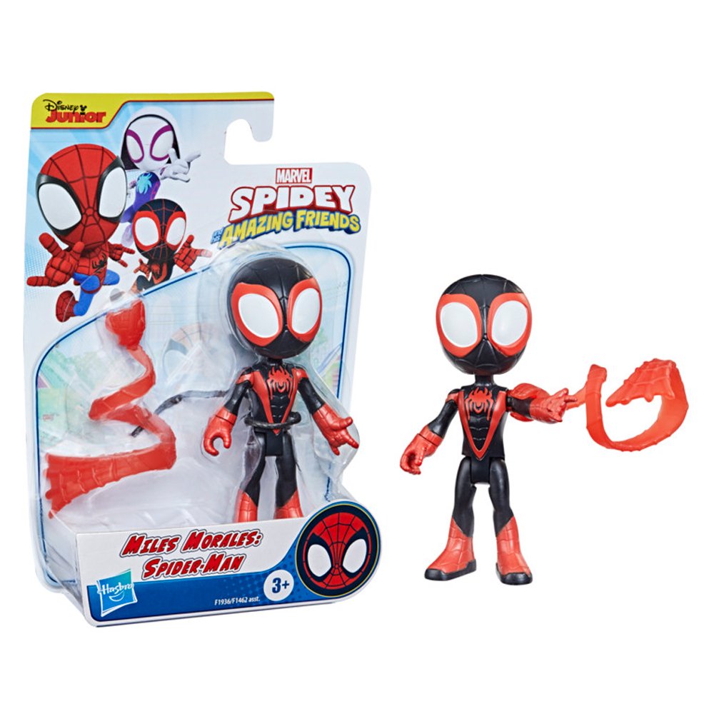 Encontraproduto.com.br - Mini Figura Miles Morales Spider Amazing Friends - 10 cm - Hasbro
