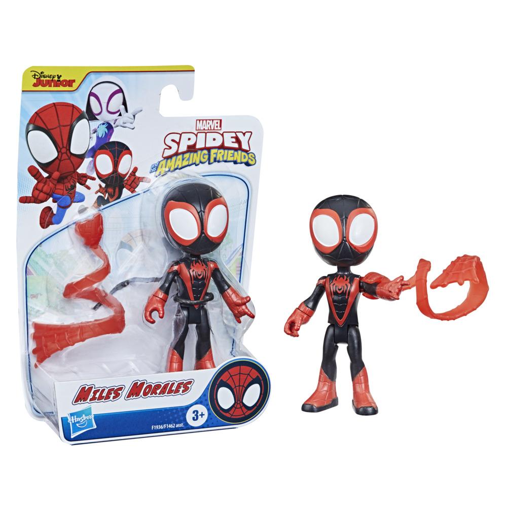 Encontraproduto.com.br - Mini Figura Miles Morales Spider Amazing Friends - 10 cm - Hasbro