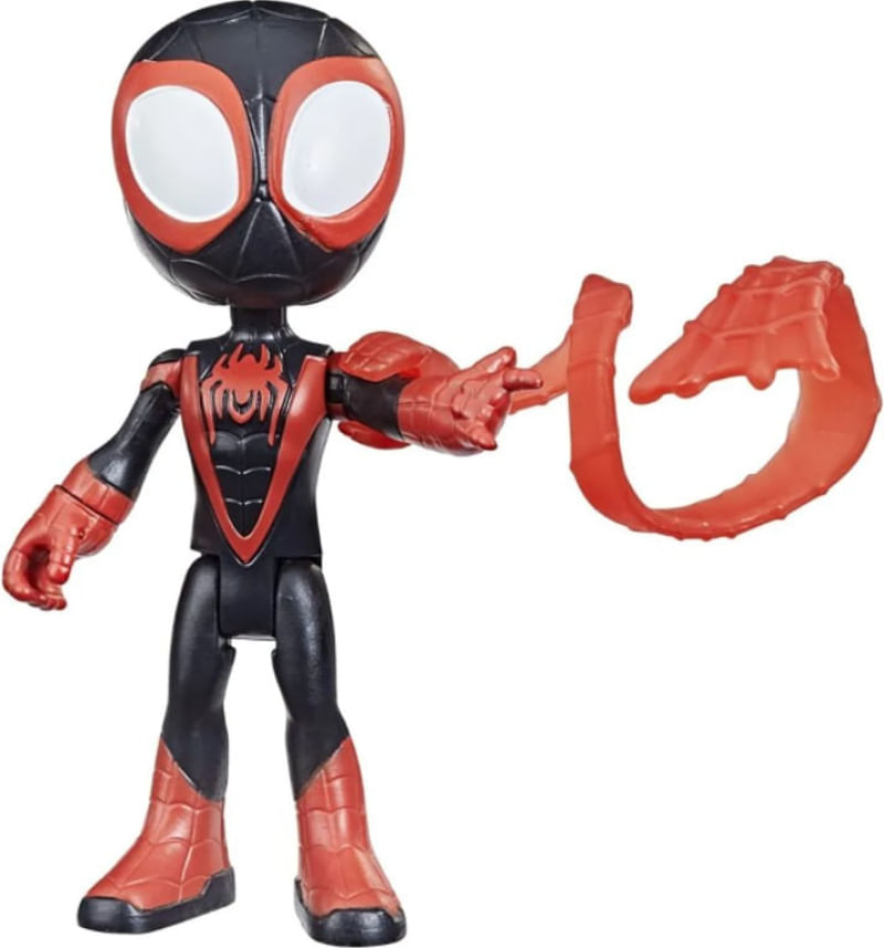 Encontraproduto.com.br - Mini Figura Miles Morales Spider Amazing Friends - 10 cm - Hasbro