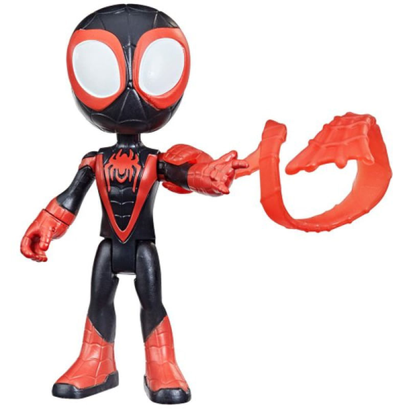 Encontraproduto.com.br - Mini Figura Miles Morales Spider Amazing Friends - 10 cm - Hasbro