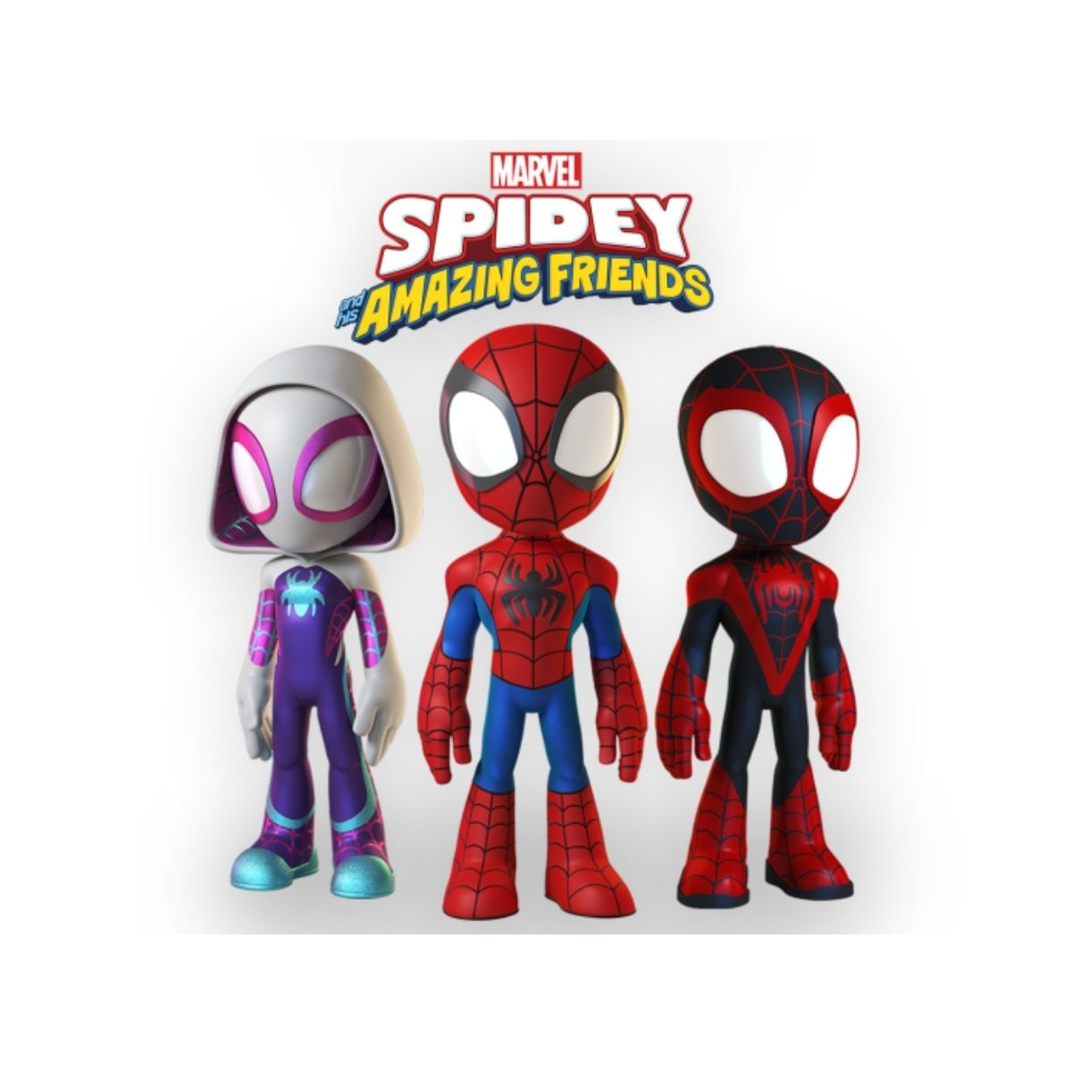 Encontraproduto.com.br - Mini Figura Miles Morales Spider Amazing Friends - 10 cm - Hasbro