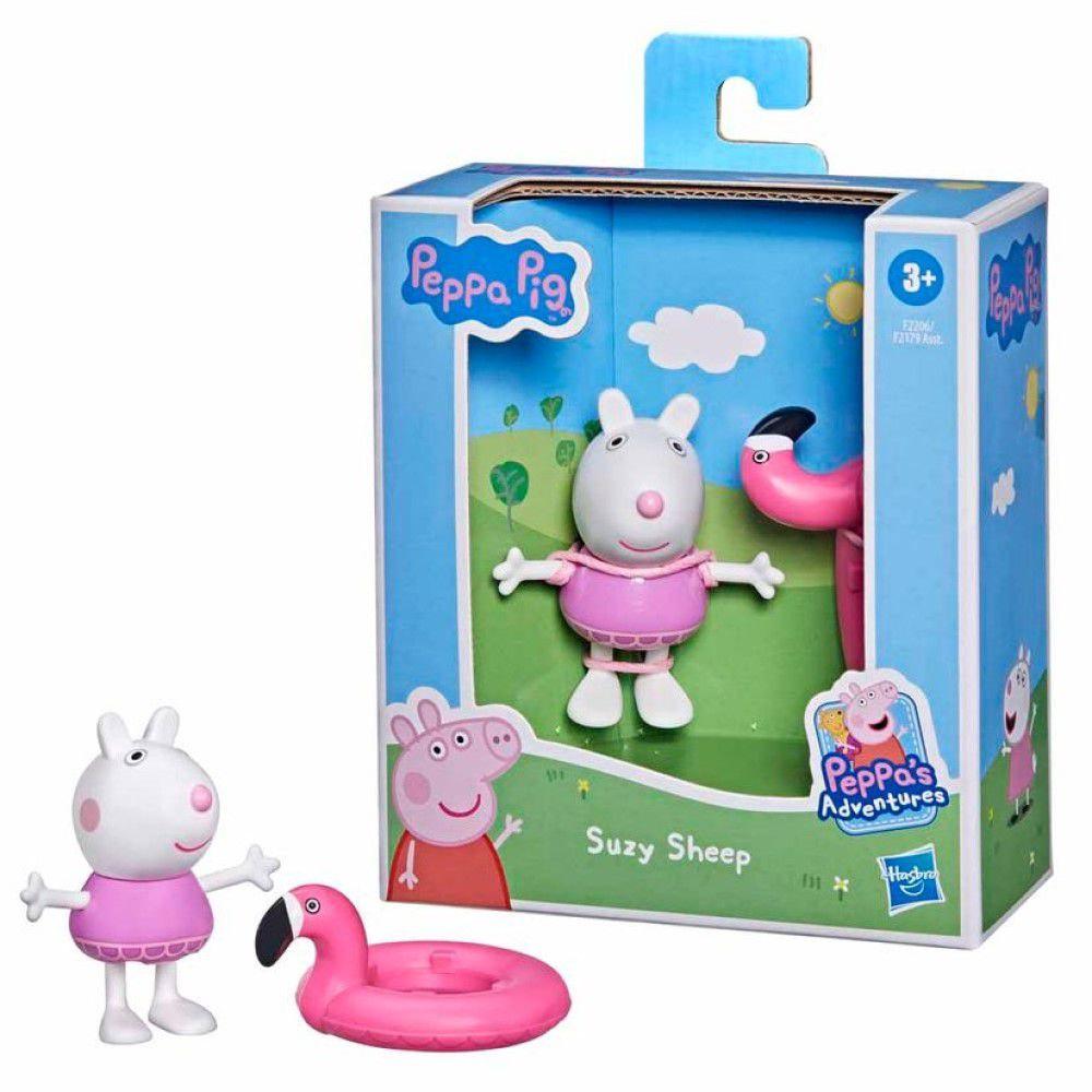 Encontraproduto.com.br - Peppa Pig Amigos Divertidos Suzy Sheep Hasbro Rosa