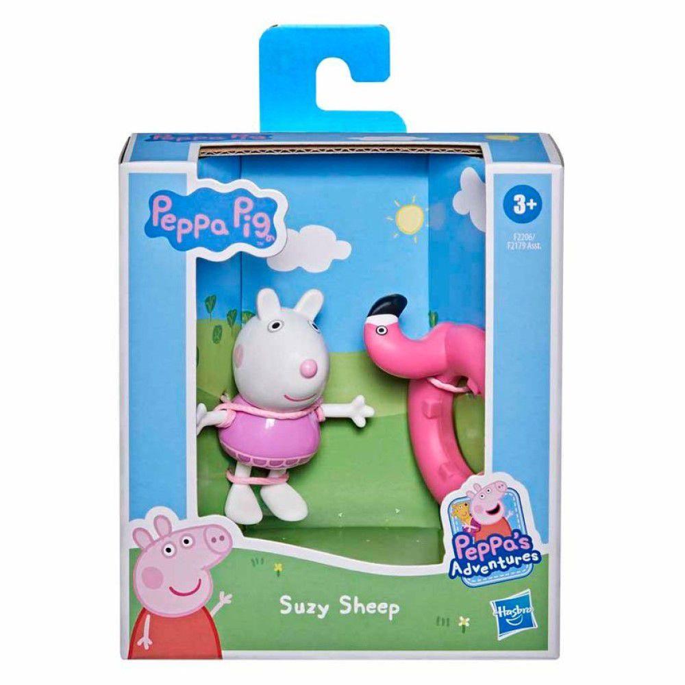Encontraproduto.com.br - Peppa Pig Amigos Divertidos Suzy Sheep Hasbro Rosa