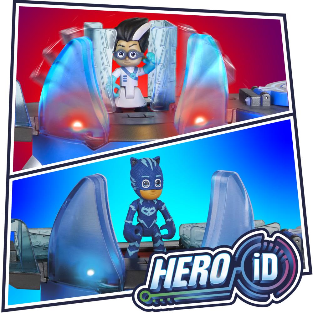 Encontraproduto.com.br - Conjunto Veículo e Figuras - PJ Masks - Quartel General Deluxe - Hasbro
