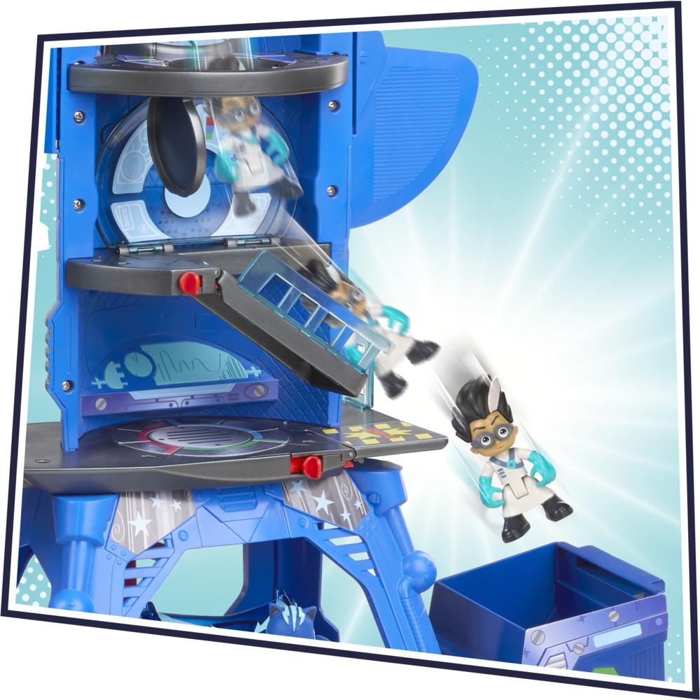 Encontraproduto.com.br - Conjunto Veículo e Figuras - PJ Masks - Quartel General Deluxe - Hasbro