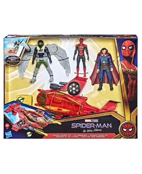 Homem Aranha - Marvel Filme 3 figuras Escape Jet - Hasbro