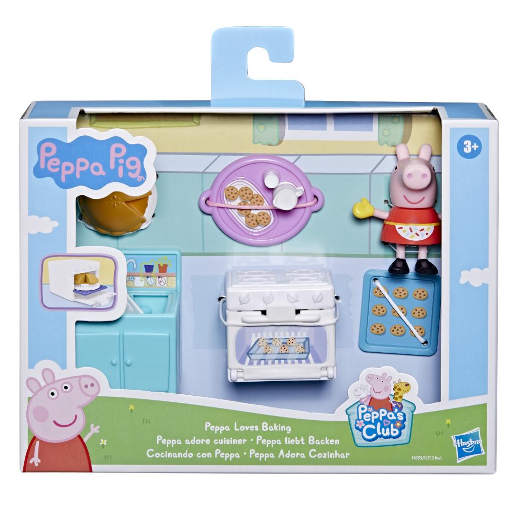 Encontraproduto.com.br - Mini Figura e Acessórios - Peppa Pig - Peppa Adora Cozinhar - Hasbro