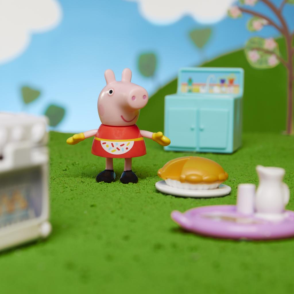 Encontraproduto.com.br - Mini Figura e Acessórios - Peppa Pig - Peppa Adora Cozinhar - Hasbro
