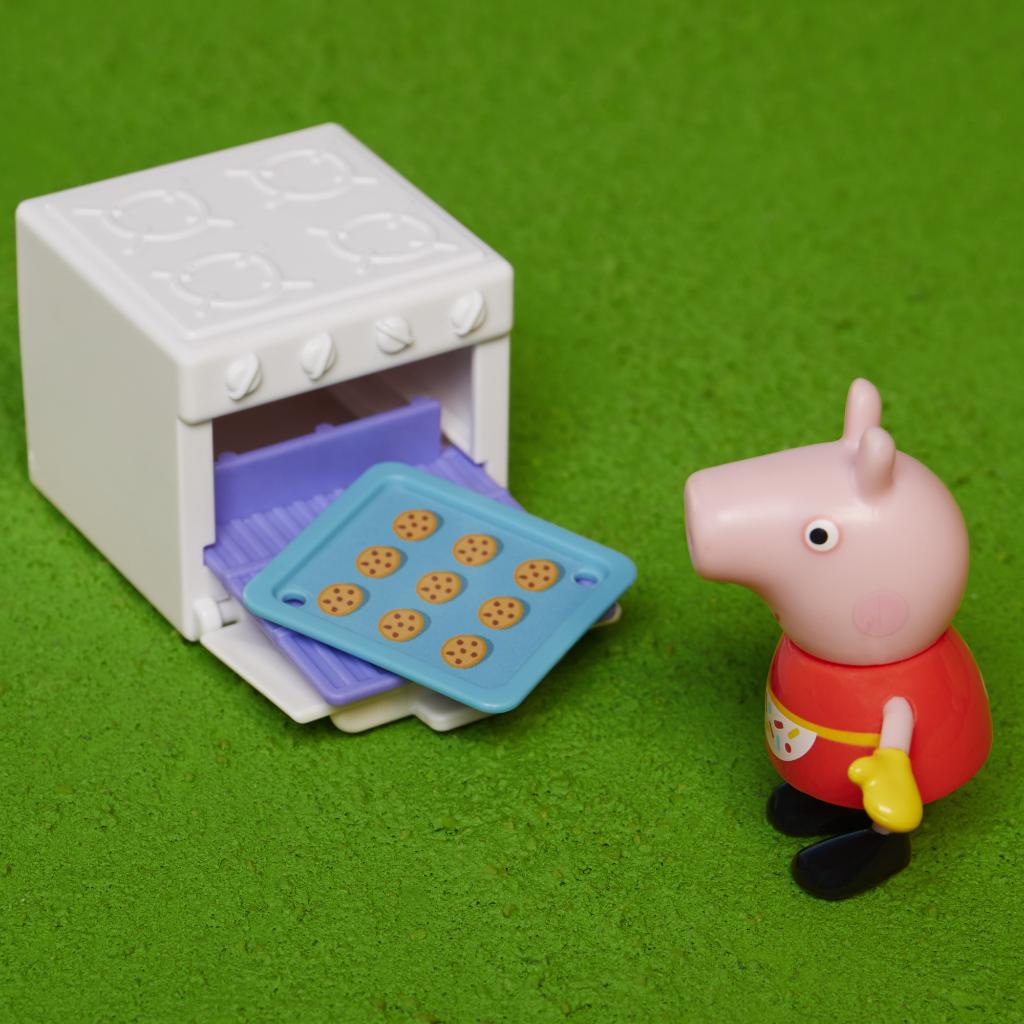 Encontraproduto.com.br - Mini Figura e Acessórios - Peppa Pig - Peppa Adora Cozinhar - Hasbro