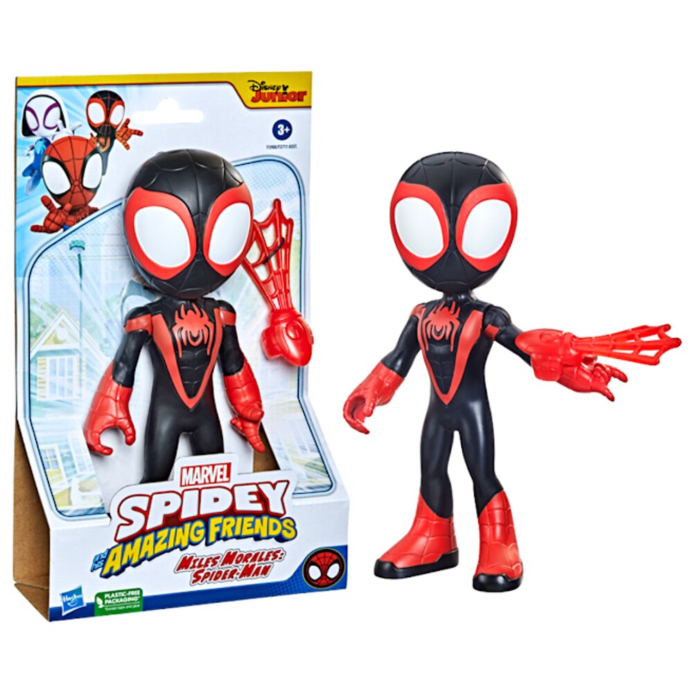 Encontraproduto.com.br - Spidey And His Amazing Friends - Boneco Miles Morales 23cm F3988