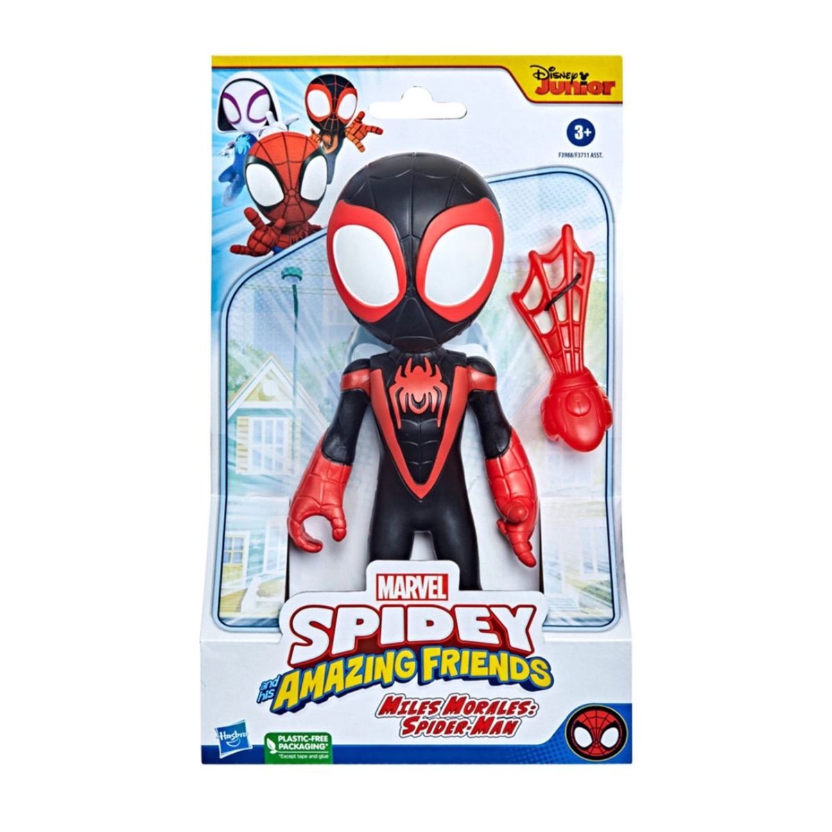 Encontraproduto.com.br - Spidey And His Amazing Friends - Boneco Miles Morales 23cm F3988