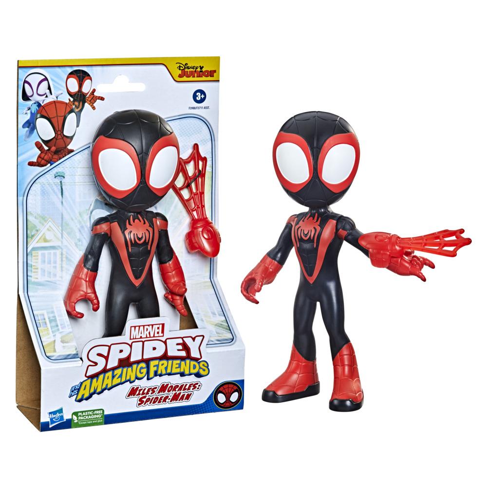 Encontraproduto.com.br - Spidey And His Amazing Friends - Boneco Miles Morales 23cm F3988