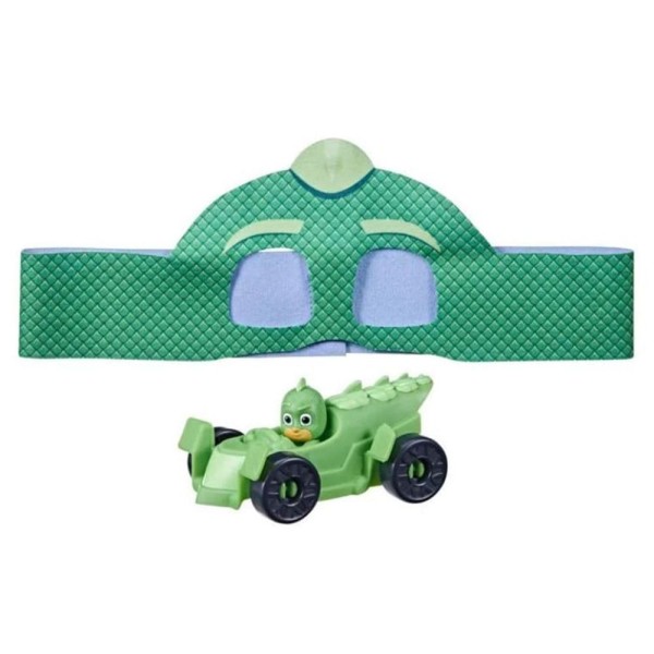 Encontraproduto.com.br - Mini Veículo com Figura e Acessório - PJ Masks - Lagartixomóvel e Máscara - Lagartixo - Hasbro