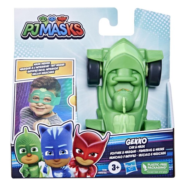 Encontraproduto.com.br - Mini Veículo com Figura e Acessório - PJ Masks - Lagartixomóvel e Máscara - Lagartixo - Hasbro