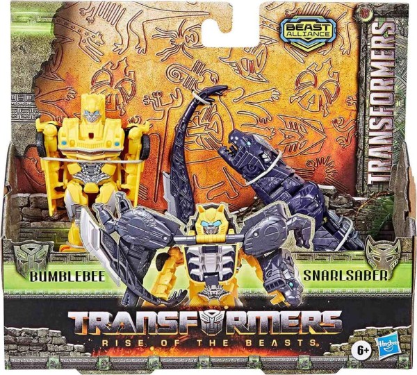 Encontraproduto.com.br - Figura De Ação - Transformers - Bumblebee e Snarlsaber - TRF7 - Hasbro