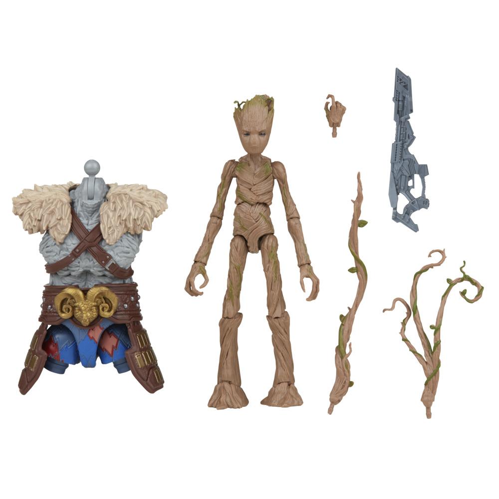 Encontraproduto.com.br - Action Figures Groot Thor Love And Thunder Marvel Legends F1410