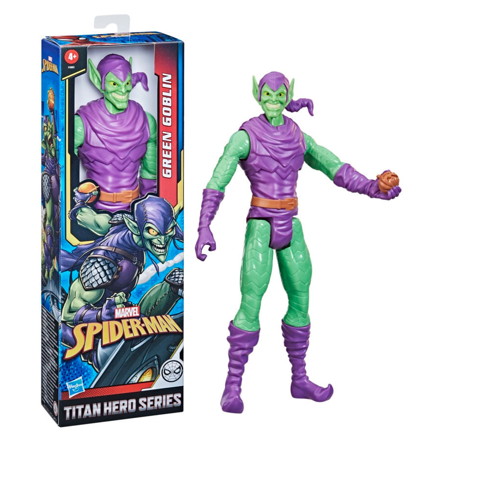 Encontraproduto.com.br - Boneco Marvel Green Goblin Titan Hero Duende Verde - Hasbro