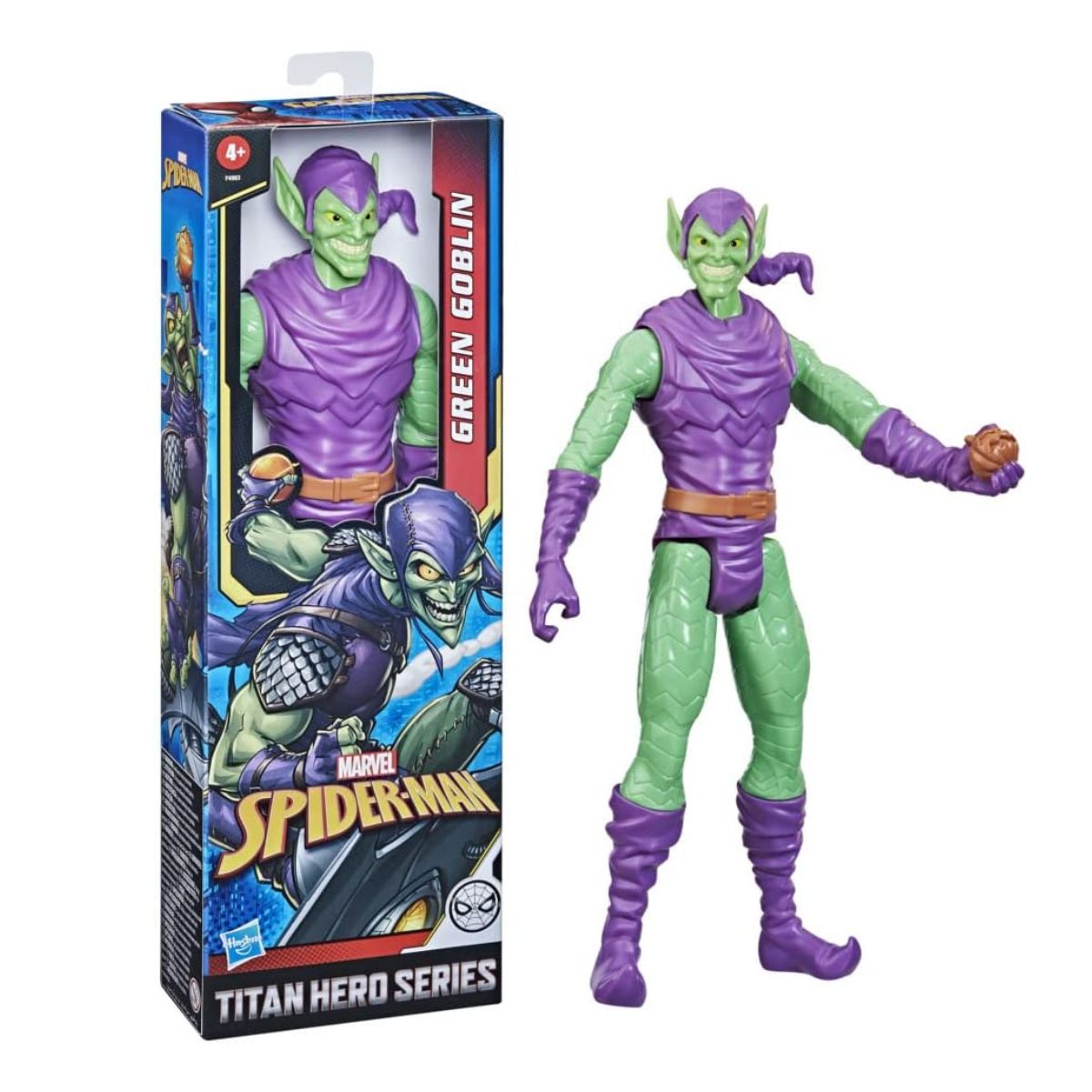 Encontraproduto.com.br - Boneco Marvel Green Goblin Titan Hero Duende Verde - Hasbro