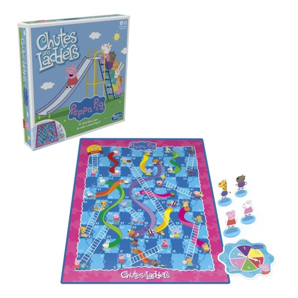 Encontraproduto.com.br - Jogo Peppa Pig - Chutes And Ladders F2927 - Hasbro