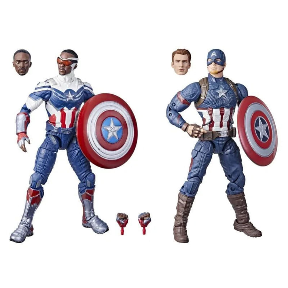 Pack Duplo Marvel Legends Steve Rogers e Sam Wilson - Hasbro